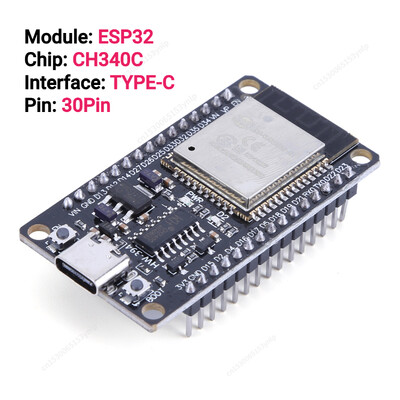 ESP32 razvojna ploča TYPE-C CH340C WiFi+Bluetooth dvojezgrena ultra-niska snaga ESP32-DevKitC-32 ESP-WROOM-32 ploča za proširenje
