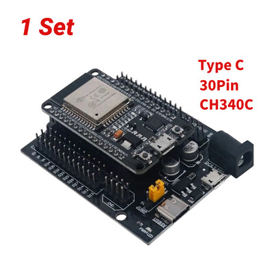 ESP32 razvojna ploča TYPE-C CH340C WiFi+Bluetooth dvojezgrena ultra-niska snaga ESP32-DevKitC-32 ESP-WROOM-32 ploča za proširenje