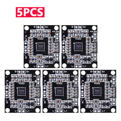 1-5 PCS HW-009 PAM8610 Стерео мини платка за усилвател на мощност 2x15W DC7V-15V Компактна платка за цифров усилвател Клас D двуканален