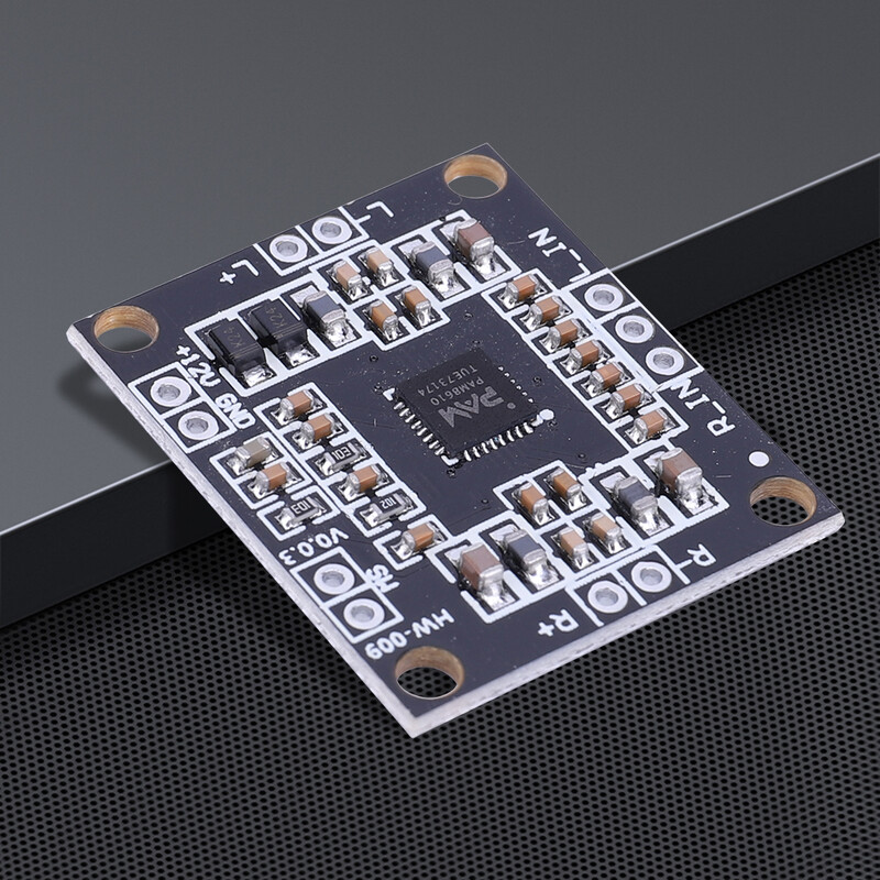 1-5 PCS HW-009 PAM8610 Стерео мини платка за усилвател на мощност 2x15W DC7V-15V Компактна платка за цифров усилвател Клас D двуканален