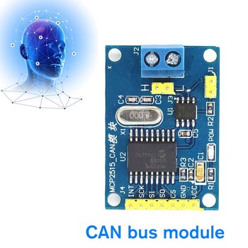 MCP2515 CAN Bus Module TJA1050 Receiver 1Mb/S SPI Interface Control Distance Protocol Long Transmission Bus Module Data CAN B5M1