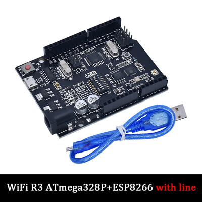 UNO R3 službena kutija ATMEGA16U2 / UNO+WiFi R3 originalni ATMEGA328P čip CH340G za Arduino UNO razvojnu ploču WeMos ESP8266