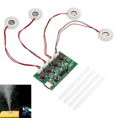Modul ovlaživača s četiri raspršivača DIY upravljačka ploča ovlaživača Pogonska ploča raspršivača Četverosmjerna ultrazvučna pogonska ploča