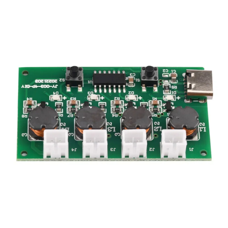 Modul ovlaživača s četiri raspršivača DIY upravljačka ploča ovlaživača Pogonska ploča raspršivača Četverosmjerna ultrazvučna pogonska ploča
