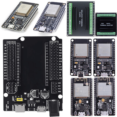 ESP32 Expansion Board WROOM-32 Development Board 30Pin 38Pin Type-C USB WiFi+Bluetooth Ultra-Low Power Dual Core Expansion Board