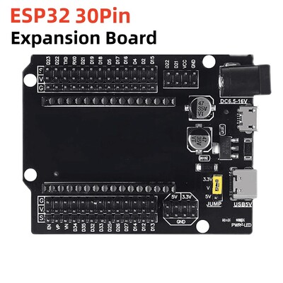 ESP32 Ploča za proširenje WROOM-32 Razvojna ploča 30Pin 38Pin Type-C USB WiFi+Bluetooth Dual Core Ploča za proširenje Ultra-Low Power