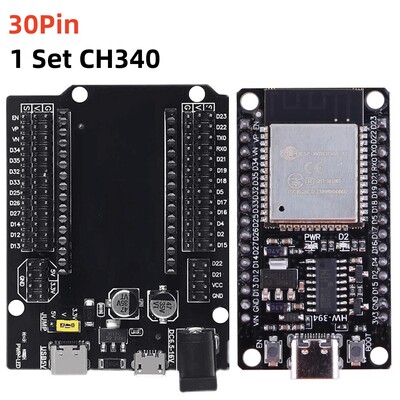 ESP32 Ploča za proširenje WROOM-32 Razvojna ploča 30Pin 38Pin Type-C USB WiFi+Bluetooth Dual Core Ploča za proširenje Ultra-Low Power