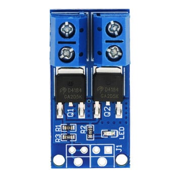 DC 5V-36V 15A Max 30A 400W Dual High-Power MOSFET Διακόπτης σκανδάλης Ρύθμιση ρυθμιστή PWM Μονάδα πίνακα ελέγχου ταχύτητας κινητήρα