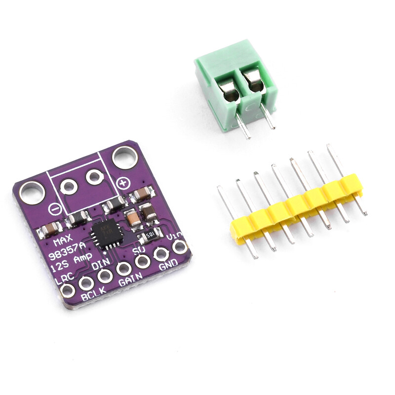 2PCS MAX98357 I2S 1.8/3.2W modul audio pojačala DC 2.5-5.5V nefiltrirana ploča za pojačalo snage klase D za Raspberry Pi Arduino