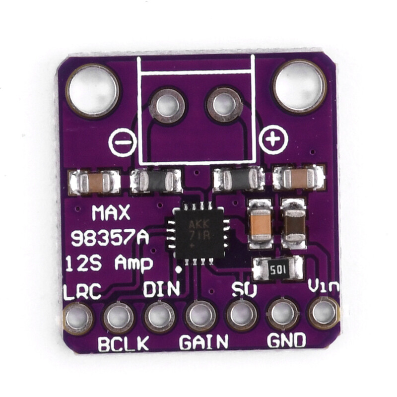 2PCS MAX98357 I2S 1.8/3.2W modul audio pojačala DC 2.5-5.5V nefiltrirana ploča za pojačalo snage klase D za Raspberry Pi Arduino