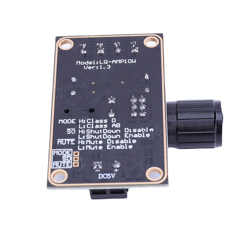 PAM8406 digitaalne toite-AMP moodul 5Wx2 kahe kanaliga heli stereovõimendusplaat DC5V klass D kõlarite helisüsteemi jaoks DIY