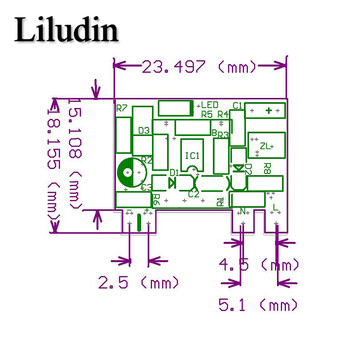 AC-DC 5V 700mA 12V 300mA 3,5W Isolated Switch Module τροφοδοτικό Buck Converter Step Down Module 220V turn 5V/12V