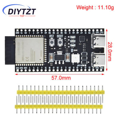 ESP32 / ESP32-S3 WiFi+Bluetooth lietu internets Dual Type-C izstrādes plates pamatplate ESP32-S3-DevKit C N16R8 priekš Arduino