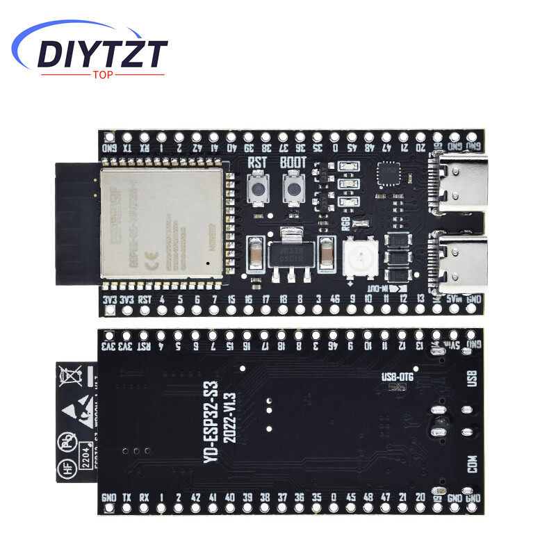ESP32 / ESP32-S3 WiFi + Bluetooth daiktų internetas Dual Type-C plėtros plokštės pagrindinė plokštė ESP32-S3-DevKit C N16R8, skirta Arduino