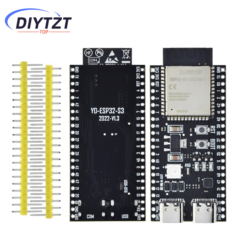 ESP32 / ESP32-S3 WiFi + Bluetooth daiktų internetas Dual Type-C plėtros plokštės pagrindinė plokštė ESP32-S3-DevKit C N16R8, skirta Arduino