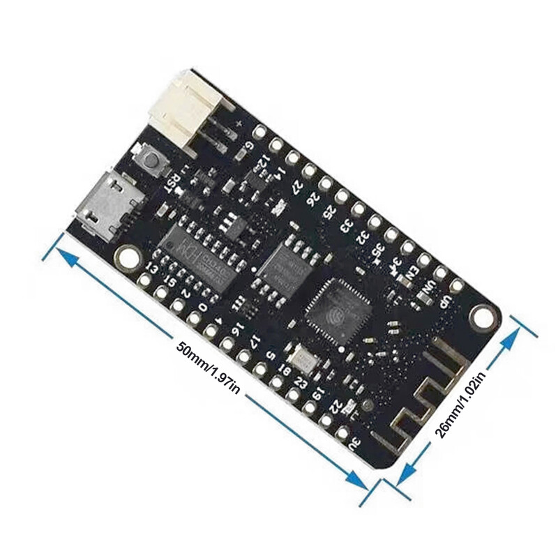 ESP32 WIFI „Bluetooth“ suderinama kūrėjų plokštė „Micro/TYPE-C“ USB belaidžio kūrimo plokštė „MicroPython“, skirta „Arduino“