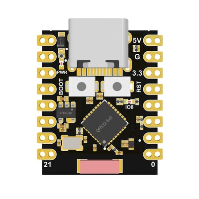 ESP32-C3 izstrādes plate WiFi ar Bluetooth savietojams ESP32 SuperMini Electronics Project Board 3.3-6V barošanas bloks mazjaudas