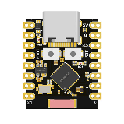 ESP32-C3 plėtros plokštė WiFi suderinama su „Bluetooth“ ESP32 „SuperMini Electronics“ projekto plokštė 3,3–6 V maitinimo šaltinis mažos galios