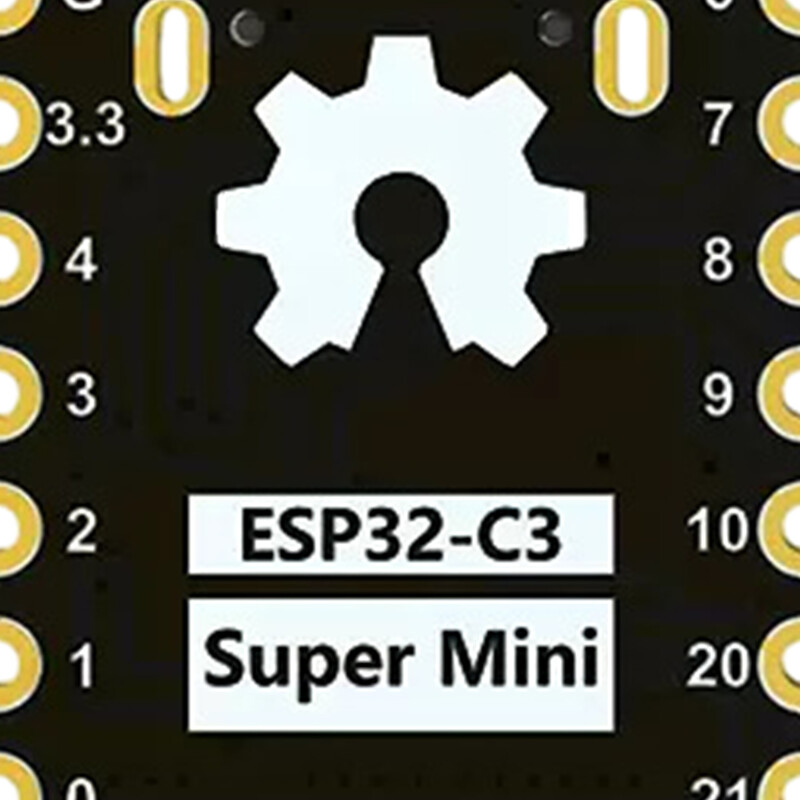ESP32-C3 plėtros plokštė WiFi suderinama su „Bluetooth“ ESP32 „SuperMini Electronics“ projekto plokštė 3,3–6 V maitinimo šaltinis mažos galios