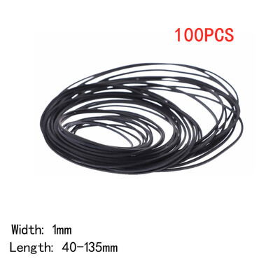 50/100 kom. 1/2/3/4 mm širine, univerzalni miks kazetofonski remeni za strojeve Razni plosnati gumeni remeni za CD DVD snimače Walkman