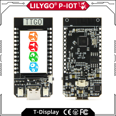 LILYGO® TTGO T-Display Πίνακας ανάπτυξης ESP32 WiFi Bluetooth 1,14 ιντσών ST7789V IPS LCD μονάδα ασύρματου ελεγκτή για Arduino