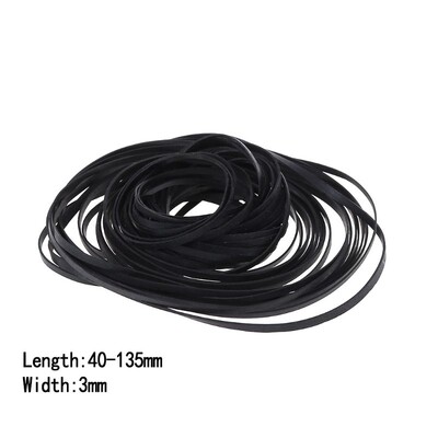 50 komada 1/2/3/4 mm širine, univerzalni miks kazetofonski stroj, pojasevi Razni ravni gumeni pojasevi za CD DVD snimače Walkman