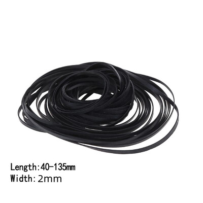 50 komada 1/2/3/4 mm širine, univerzalni miks kazetofonski stroj, pojasevi Razni ravni gumeni pojasevi za CD DVD snimače Walkman