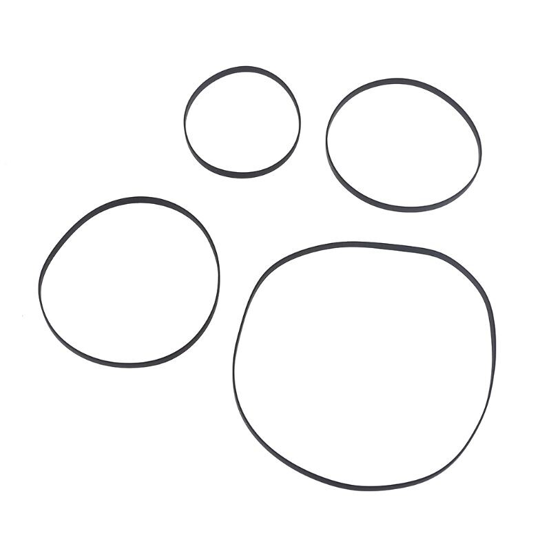 5 mm pločio patefono guminio diržo keitimo plokščias pavaros diržas, skirtas vinilinių įrašų grotuvų diržu varomiems patefonams