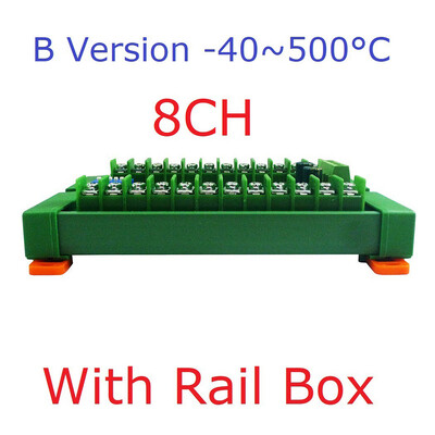8-kanalni DC8-30V PT100 RTD RS485 temperaturni senzor akvizicijski modul Rep NTC K termopar Modbus RTU -40°C~+500°C pretvornik