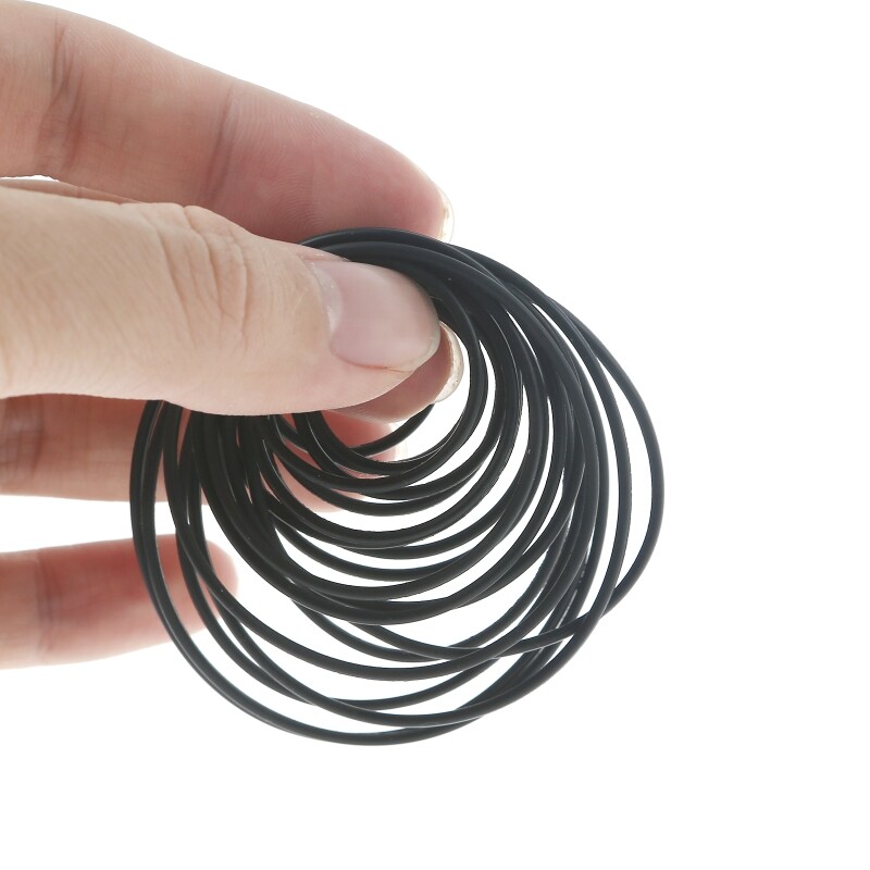 20 vnt 1,5 mm kasetiniai guminiai DVD kasetiniai įrašymo įrenginiai patefono juostos dirželis patvarūs guminiai diržai