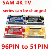За Samsung 4K телевизор 96pin към 51pin преобразувател адаптер 96P към 51P QK-96P TO 51P 4K сигнална адаптерна платка Няма предоставена техническа поддръжка