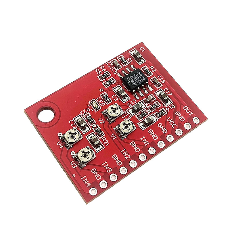 NE5532 TDA1308 Моно 4-канален модул за смесителна платка за вход на аудио сигнал, подходящ за микрофонен глас