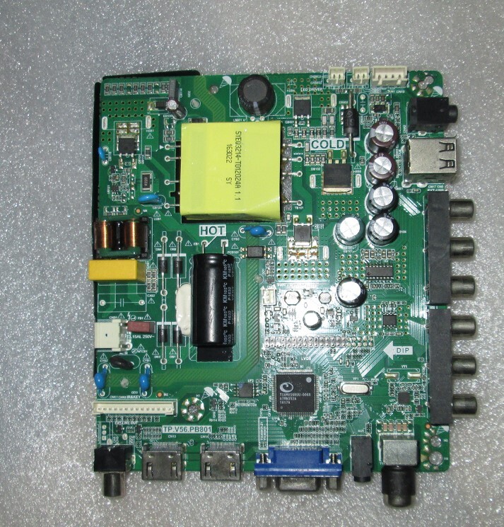 TP.V56.PB801 Обща дънна платка три в едно за телевизор 66--94 45W 600ma или 35w 45--65v 480ma