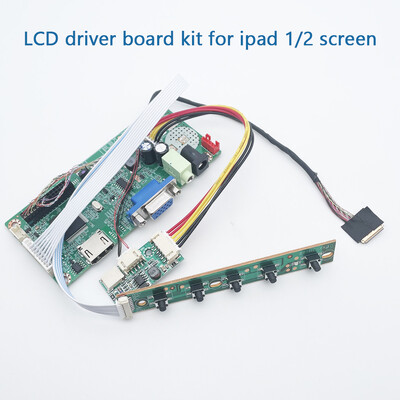 ipad 3/4 ipad 1/2 LCD драйвер платка hdmi с кабелна клавиатура комплект LP097QX1