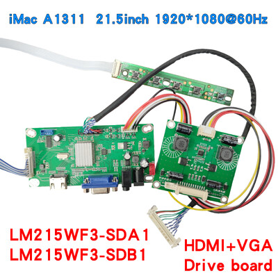 Za iMac 21,5 inča A1311 LM215WF3-SDA1 SDB1 pogonska ploča LCD zaslon Kontrolna matična ploča DIY zaslon HDMI VGA 1920*1080 30Pin eDP