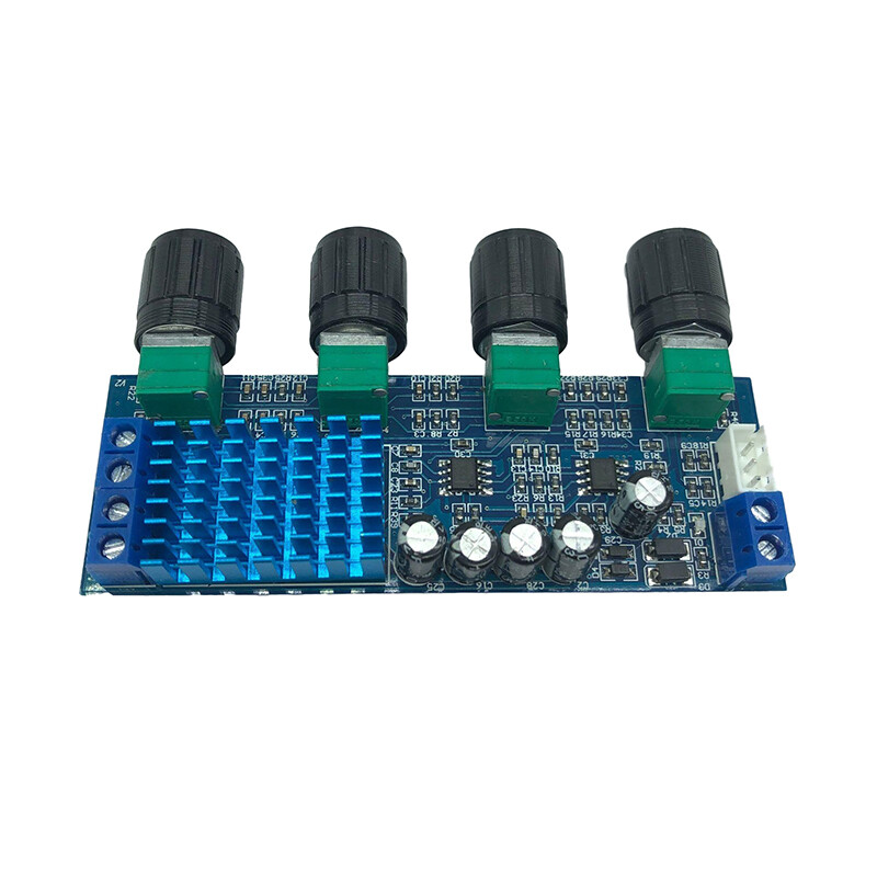 XH-M577 Ploča digitalnog pojačala snage TPA3116D2 Ploča audio pojačala 12-24V Op Amp Tonska ploča velike snage 80Wx2 Dva vokalna trakta