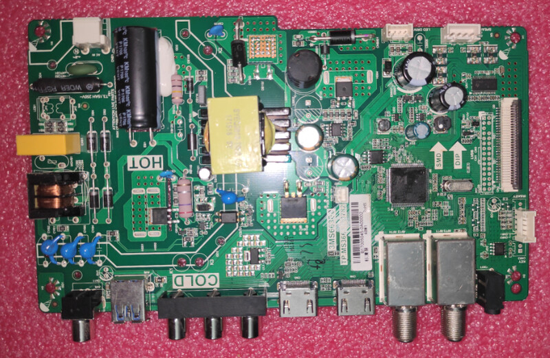 TP.MS3663.PB782 3MS663E0 Kolm ühes teleri emaplaat 48w 60-72v 30ma