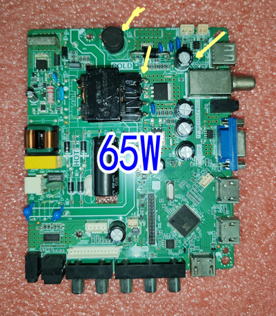 TP.MS3553.PB802 Tri u jednom TV matična ploča, dobro testirana, fizička fotografija za 58-87v 570ma 75w 1920x1080 ili 35--57v 65w 600ma