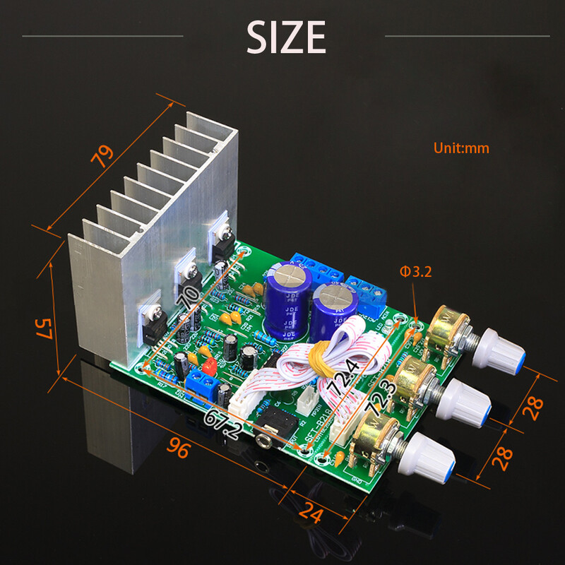 DIY elektronički kit Audiofilski subwoofer 2.1 ploča pojačala snage 3 kanala TDA2030A 30W 15W+15W DIY kit za lemljenje
