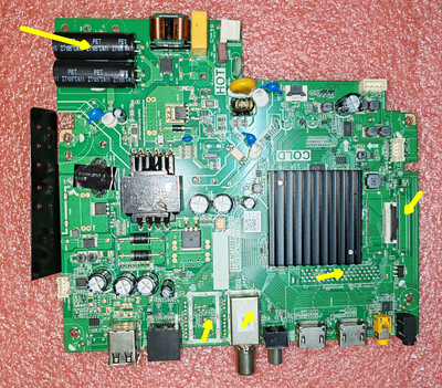 TPD.NT72563C.PB788 5NT63CA2 5NT725B2 Tri u jednom mrežna TV matična ploča Više različitih sučelja