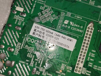 TP.MS3663.PB801 LCD mian board Τάση οπίσθιου φωτισμού 75w 600ma 64--94v Δοκιμασμένη καλά, φυσικές φωτογραφίες