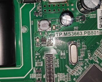 TP.MS3663.PB801 LCD mian board Τάση οπίσθιου φωτισμού 75w 600ma 64--94v Δοκιμασμένη καλά, φυσικές φωτογραφίες