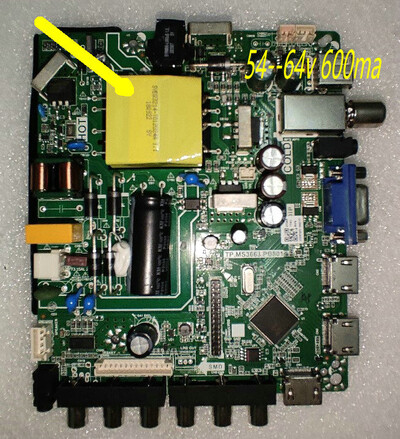 TP.MS3663.PB801 LCD mian ploča Napon pozadinskog osvjetljenja 75w 600ma 64--94v Testirano dobro, fizičke fotografije