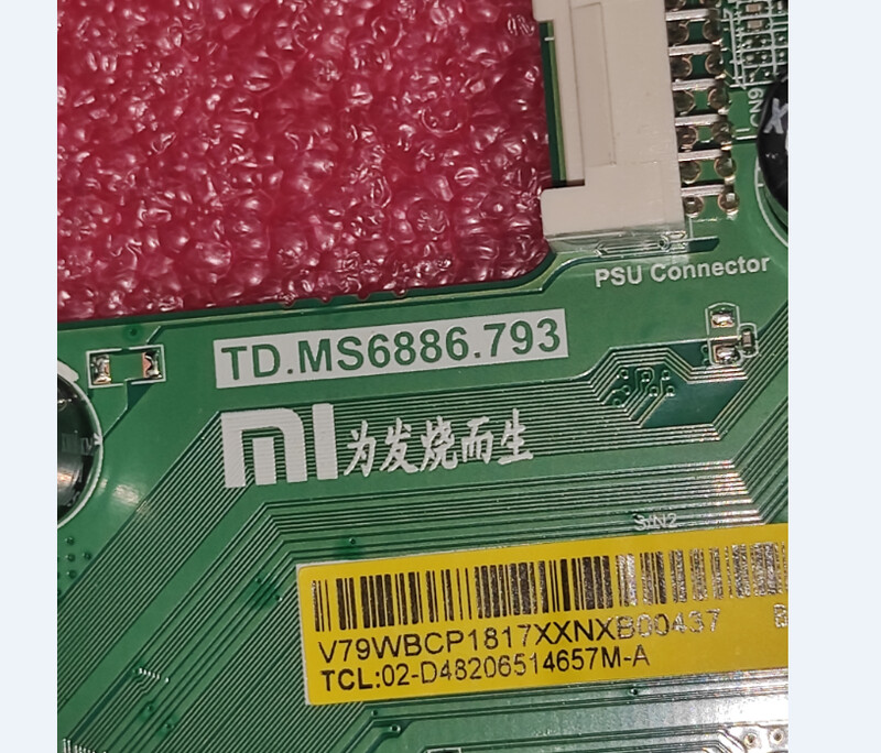 TD.MS6886.793 4K Network TV pagrindinės plokštės WiFi sandėlyje patikrintas gerai