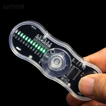 LOTHYE LED Luminous Speaker Atmosphere DIY Kit Fidget Spinner DIY Gyroscope Electronic Kit Gyro Fun Soldering Circuit board