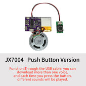 Garso modulis, 4 MB / 16 MB balso muzikos lustai USB atsisiuntimo mygtuko valdymas MP3 atkūrimas Kalėdų gimtadienio kortelės žaislai Dovana