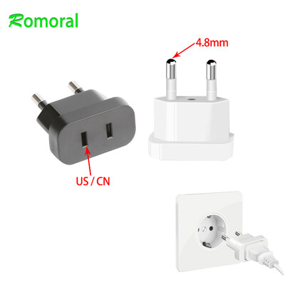 EU Plug Adapter Utazási Átalakító Adapter Amerikai Kína USA-ból EU csatlakozóba Euro Dugó Elektromos Adapter AC elektromos aljzat
