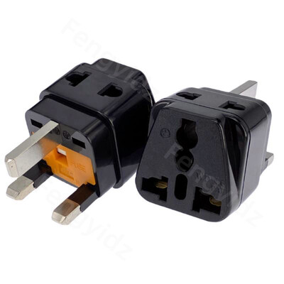 UK adapter s osiguračem od 13 A Univerzalni UK US EU IL adapter SAD-UK utikač Crno/bijeli putni adapter Utičnica za napajanje CE