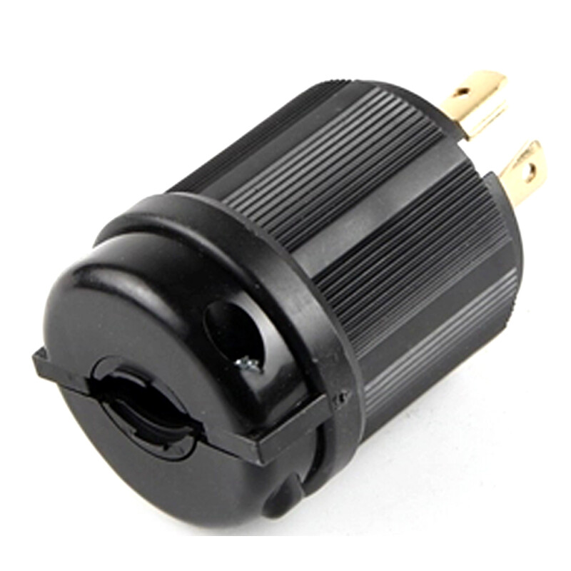 Crni 30A 125V 250V NEMA L14-30P L14-30R Industrijski okretni utikač s bravom 4-polni panel Utičnica Konektor Muška ženska utičnica