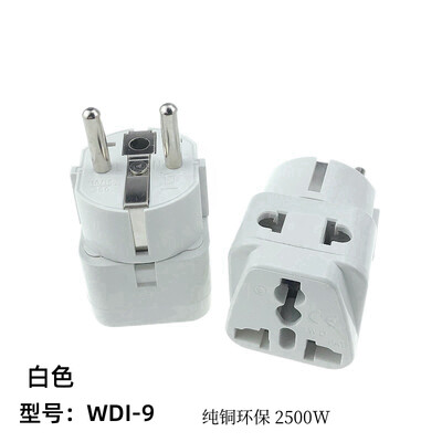 Немски стандартен захранващ адаптер Конвертор Гнездо за преобразуване Лндонезия Бали Корея Франция Холандия Русия